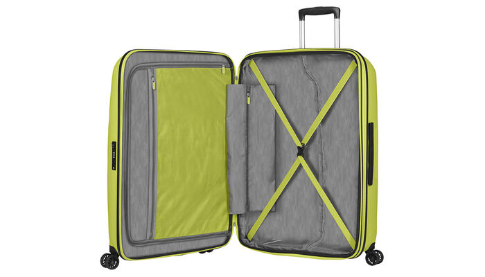 Interior organisation with extra zipped apron pocket