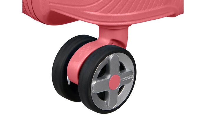 Shock absorbing double wheels