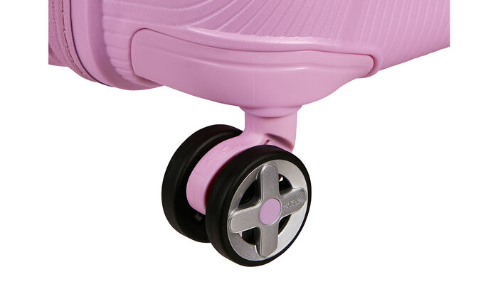 Shock absorbing double wheels