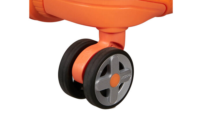 Shock absorbing double wheels