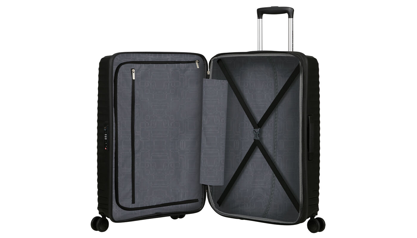 Diablast 68cm Medium Check-in Black Code | American Tourister UK