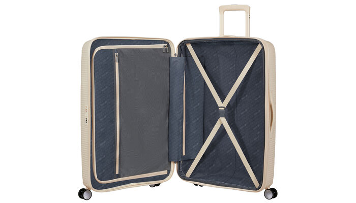 Interior organisation with extra zipped apron pocket 