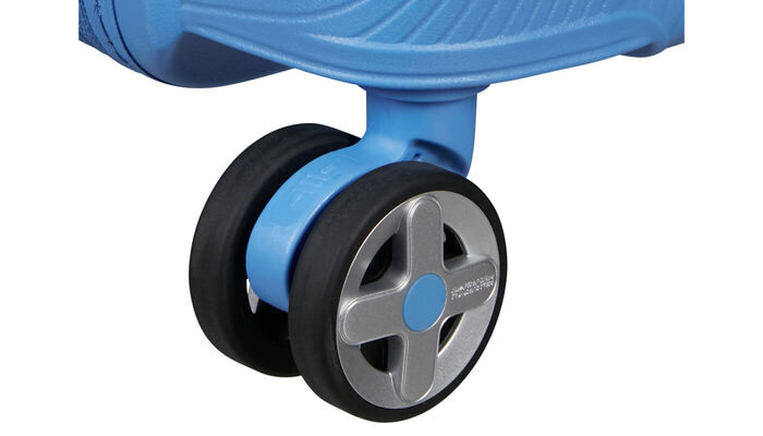 Shock absorbing double wheels