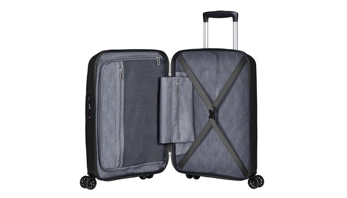 Interior organisation with extra zipped apron pocket