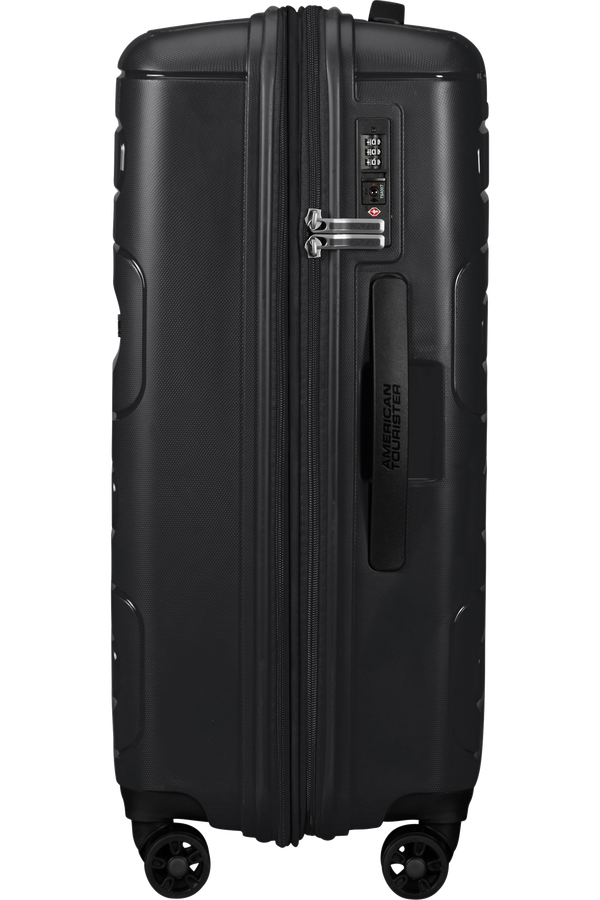 American Tourister Sunside Spinner Expandable 68cm  Black American Tourister Sunside Spinner Expandable 68cm  Black