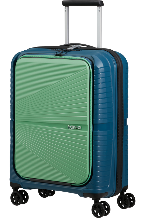 American Tourister Airconic Spinner Frontloader 15.6' 55cm  Teal Blue/Green American Tourister Airconic Spinner Frontloader 15.6' 55cm  Teal Blue/Green