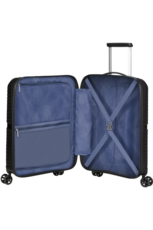 American Tourister Airconic Spinner Frontloader 15.6' 55cm  Onyx Black