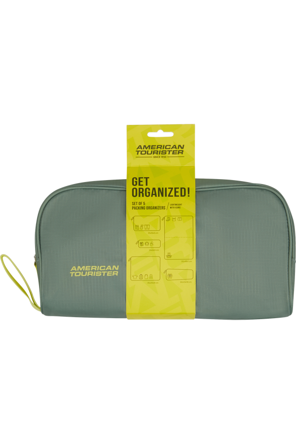 American Tourister American Tourist. Ta Packing Organizers 5Pcs  Olive/Lime