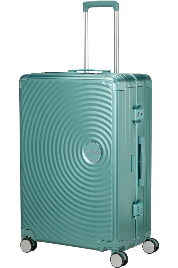 American Tourister Soundbox Alu Spinner TSA 77cm  Dusty Turquoise