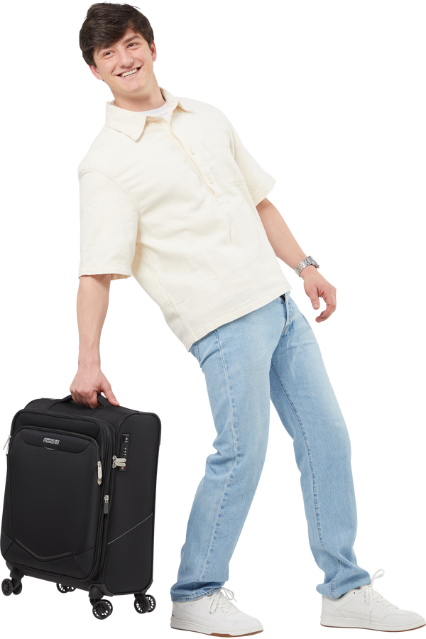 American Tourister SummerRide Spinner S EXP TSA 55cm Black