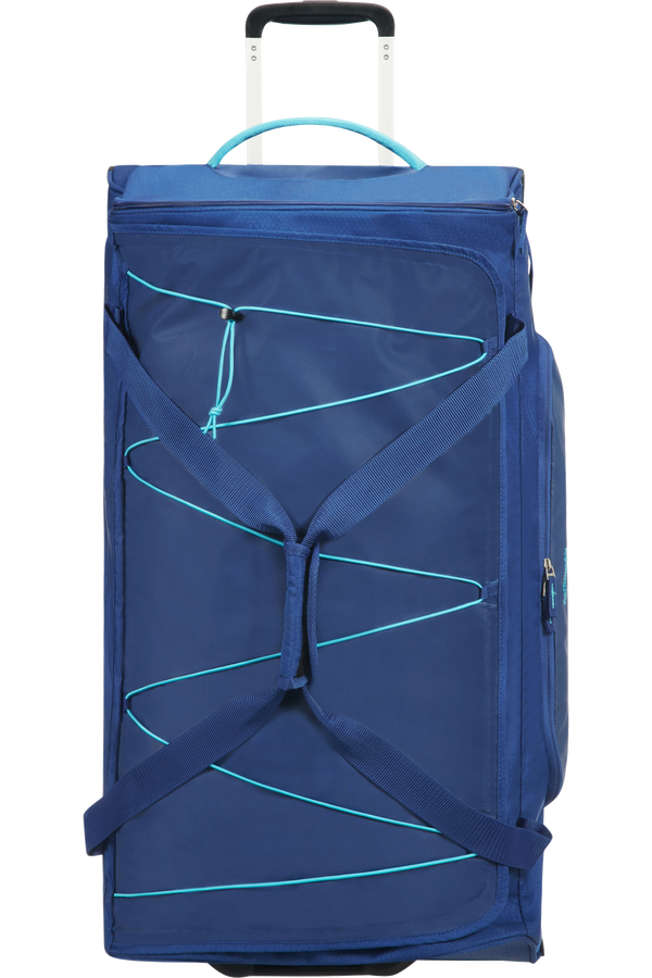 American Tourister Road Quest Duffle with Wheels L  Deep Water Blue