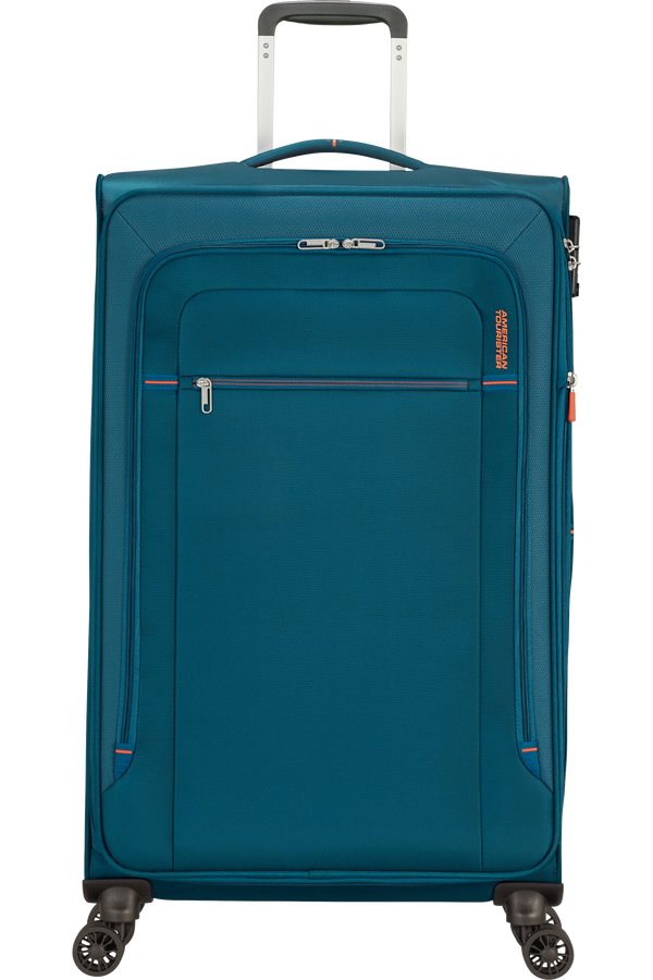American Tourister Crosstrack Spinner Expandable 79cm  Navy/Orange