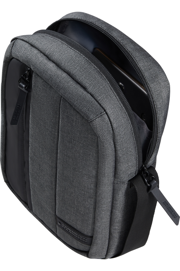American Tourister Streethero Cross-Over  Grey Melange