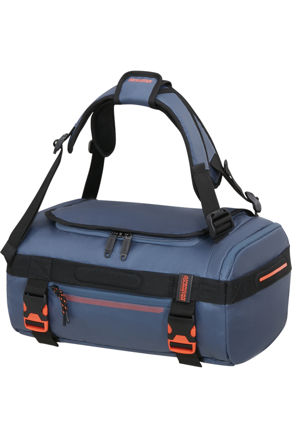 American Tourister Urban Track Duffle/Backpack Coated S  Navy/Orange