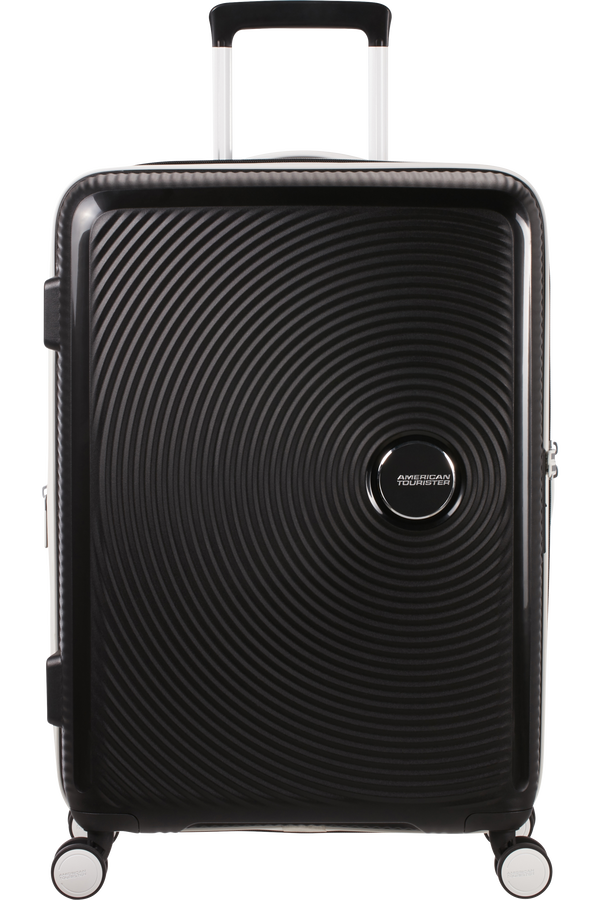 American Tourister Soundbox Spinner TSA Expandable 67cm Black/White