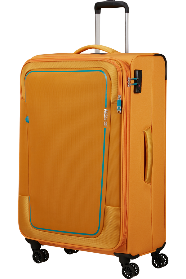 American Tourister Pulsonic Spinner Expandable 81cm  Sunset Yellow American Tourister Pulsonic Spinner Expandable 81cm  Sunset Yellow