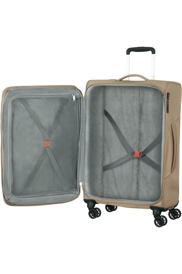 American Tourister Summerfunk Spinner Exp TSA 67cm  Beige