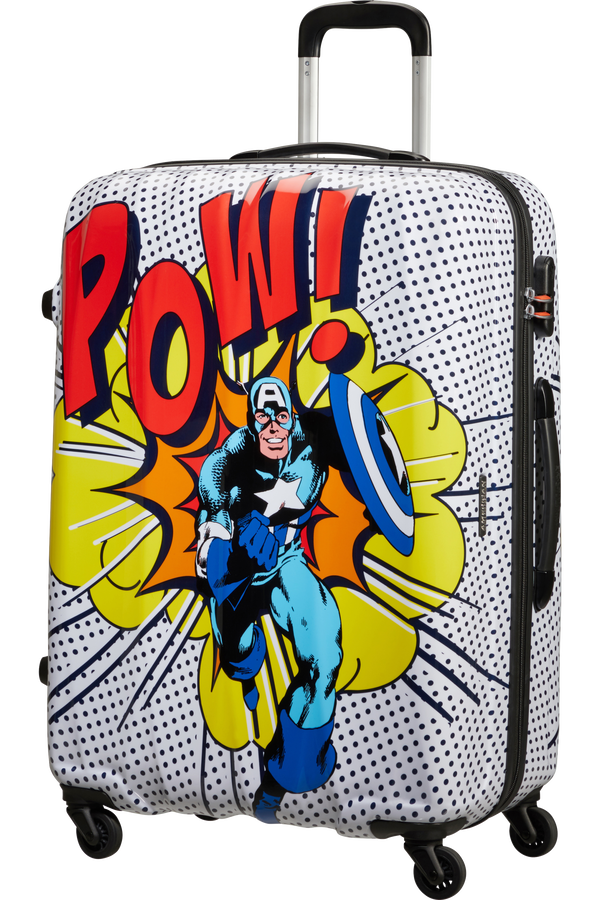 American Tourister Marvel Legends Spinner Alfatwist 75cm  Captain America Pop Art