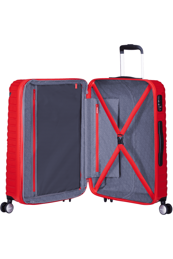 Mickey Clouds 66 cm Spinner 4 wheels Red American Tourister UK