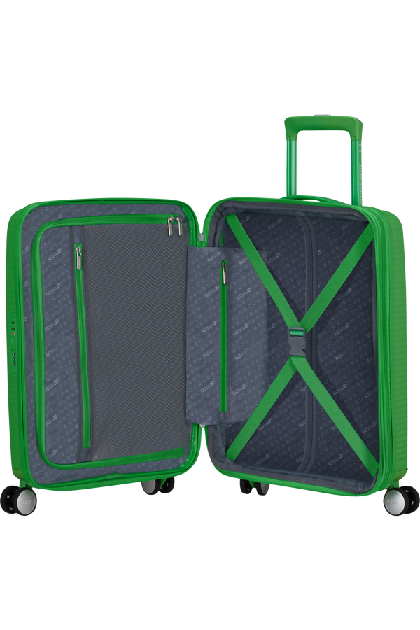 American Tourister SoundBox Spinner Expandable 55cm  Grass Green
