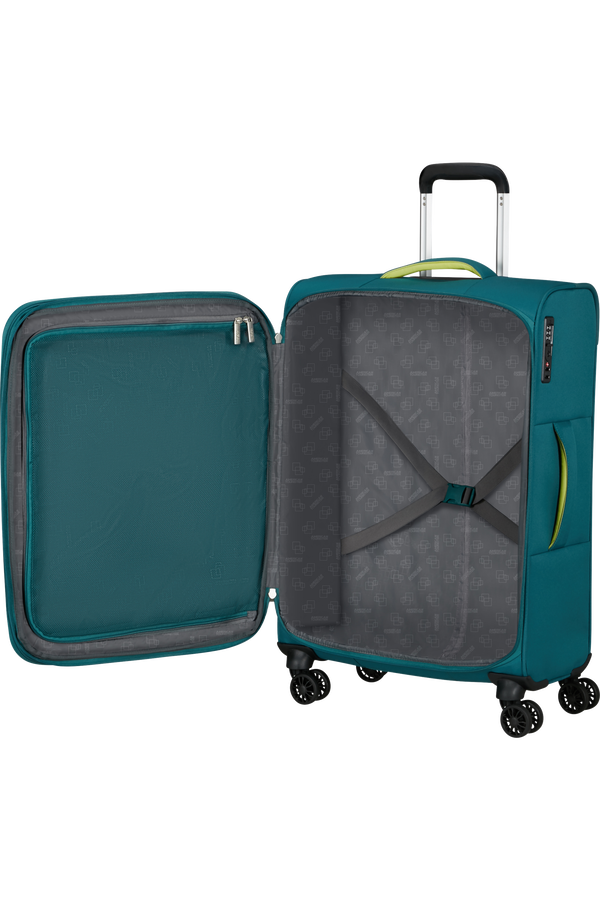 American Tourister Cloudrider Spinner EXP TSA M  Misty Teal