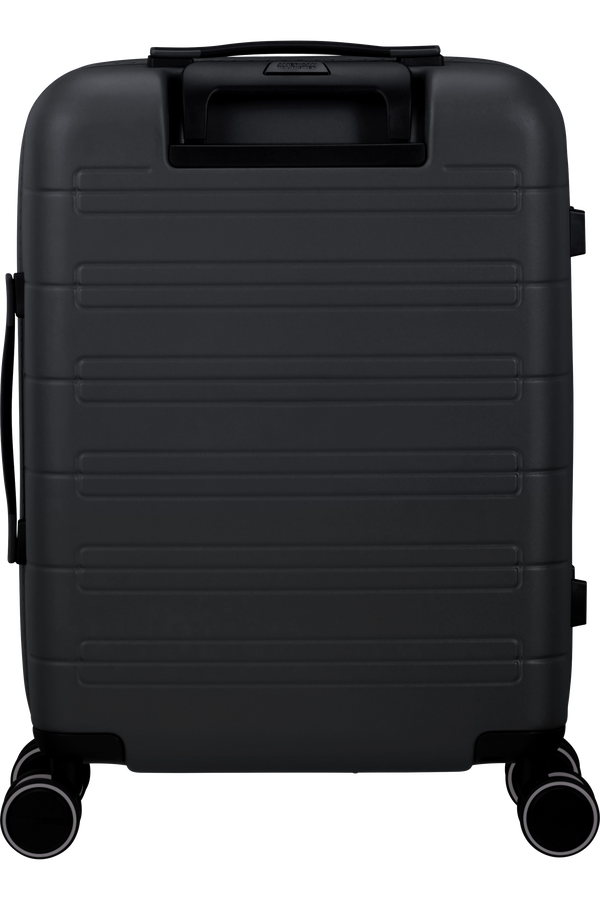 American tourister herolite super light spinner 55 expandable 2024 volcanic black