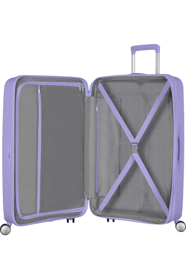 American Tourister Soundbox Spinner Expandable 67cm  Lavender American Tourister Soundbox Spinner Expandable 67cm  Lavender