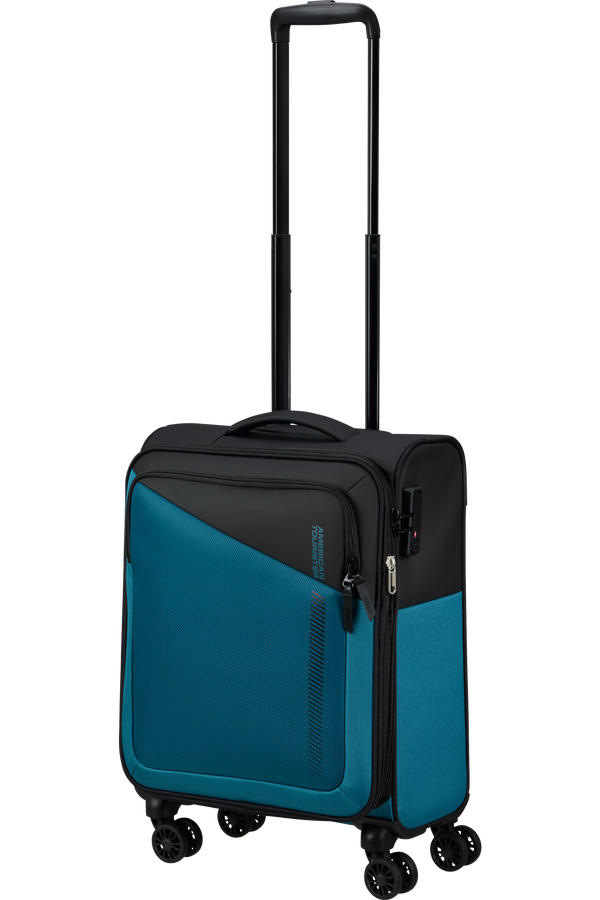 American Tourister Daring Dash Spinner Expandable TSA S  Black/Blue