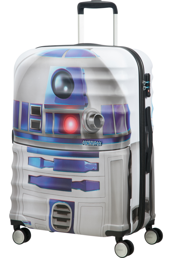 American Tourister Wavebreaker Disney 4-wheel 67cm medium Spinner suitcase Star Wars R2-D2