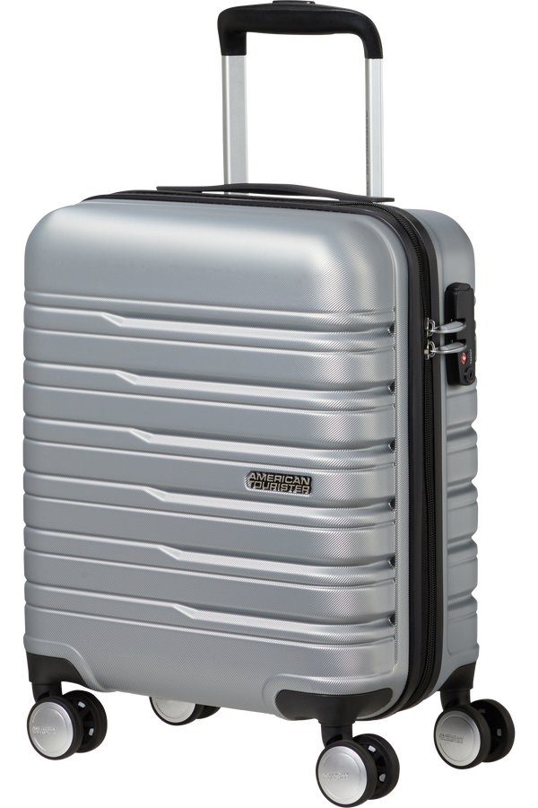 American Tourister Flashline SPINNER UNDERSEATER 45cm  Sky Silver