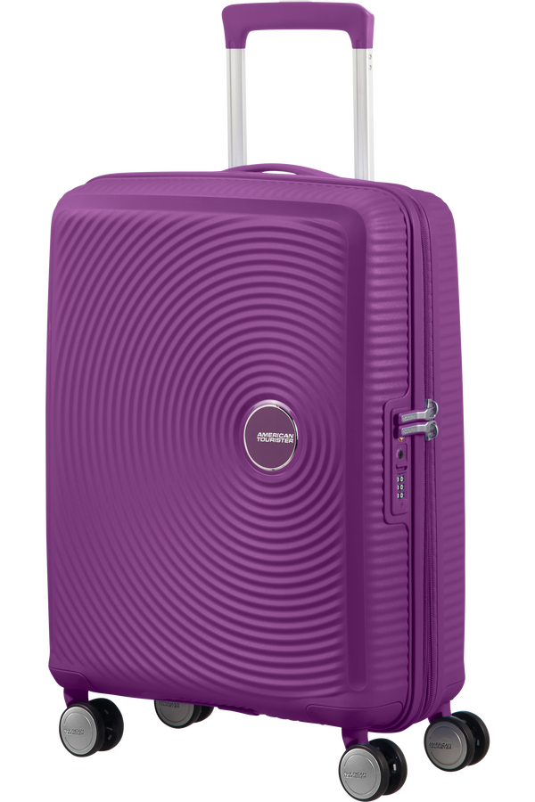 American Tourister Soundbox Spinner Expandable 55cm  Purple Orchid American Tourister Soundbox Spinner Expandable 55cm  Purple Orchid