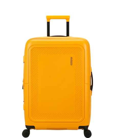 DashPop 67cm Medium Check-in | American Tourister DashPop Spinner Expandable TSA 67cm Golden Yellow