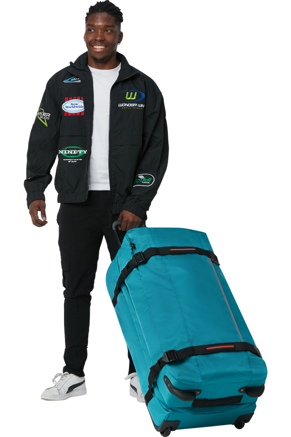 American Tourister Urban Track Duffle With Wheels L  Verdigris