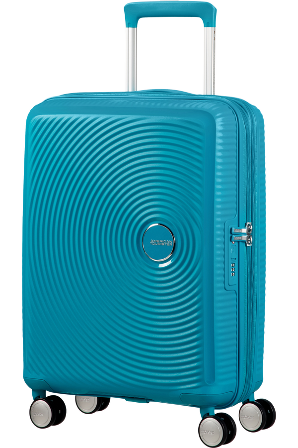 American Tourister Soundbox Spinner Expandable 55cm Summer Blue