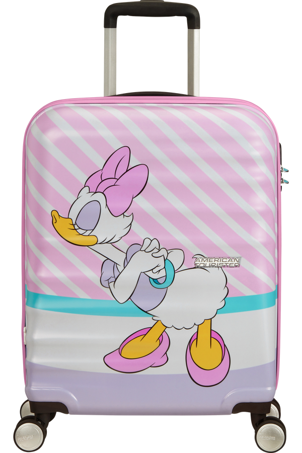 American Tourister Wavebreaker Disney Spinner 55cm  Daisy Pink Kiss