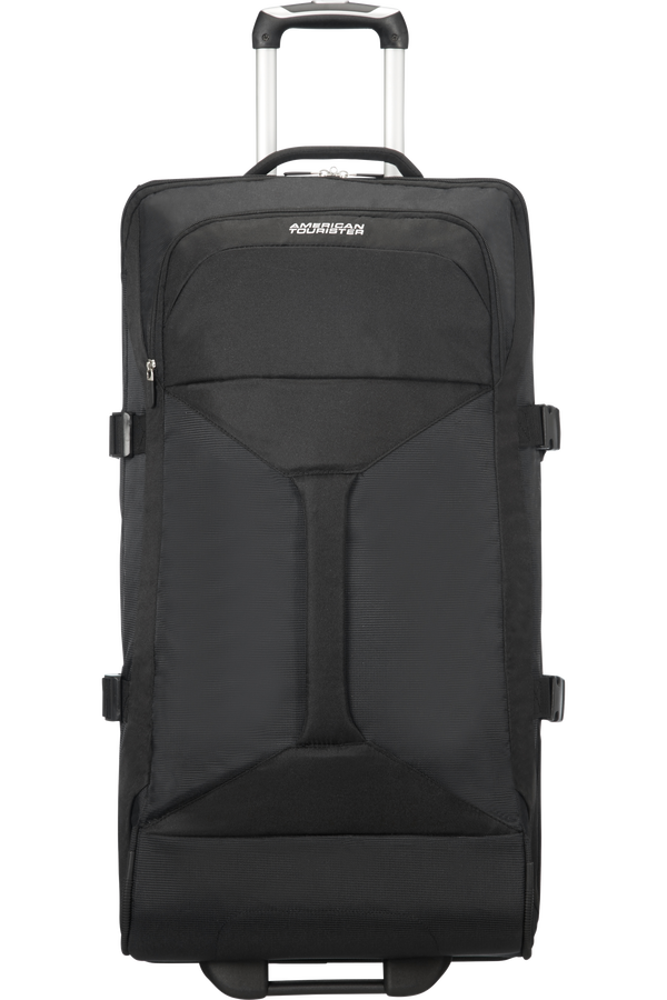 American tourister road quest duffle best sale with wheels