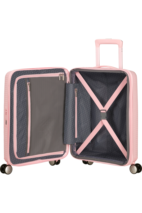 American Tourister SoundBox Spinner TSA Expandable 55cm  Pastel Pink American Tourister SoundBox Spinner TSA Expandable 55cm  Pastel Pink