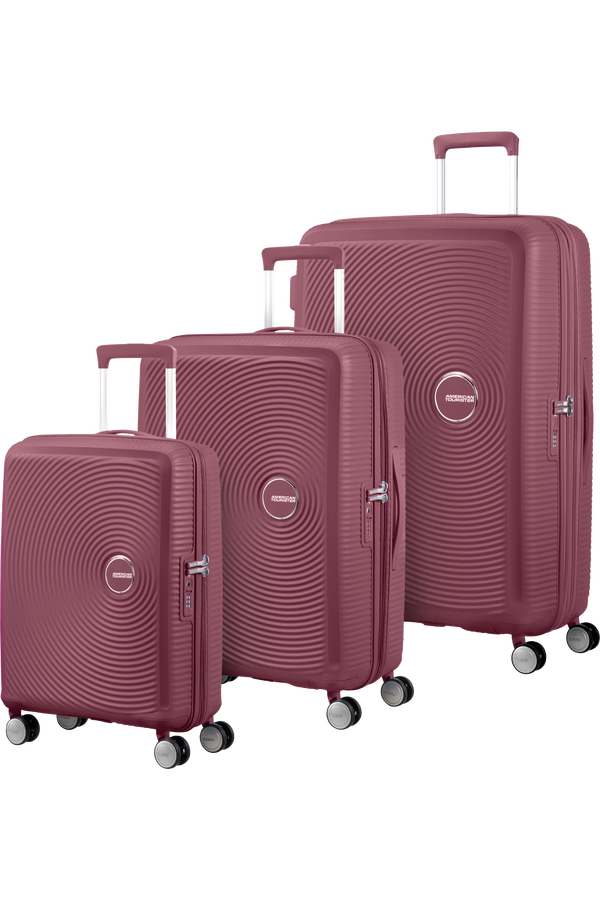 American Tourister Soundbox 3 PC Set A  Dark Burgundy