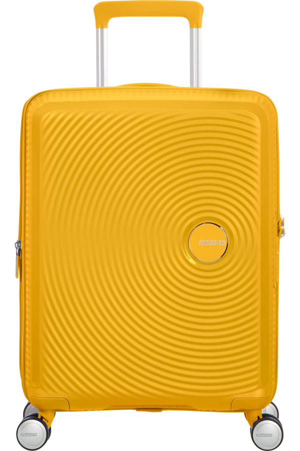 American Tourister Soundbox Spinner 55  Golden Yellow