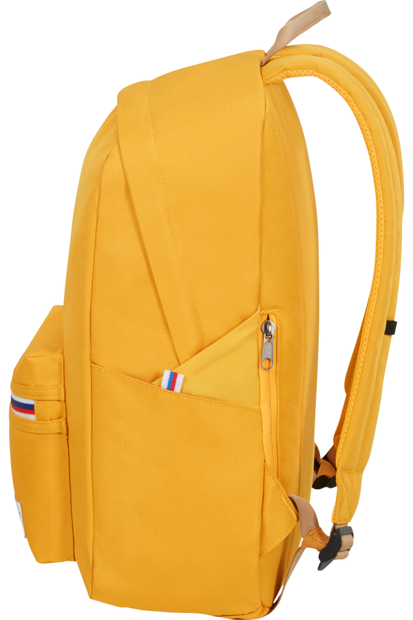 American tourister yellow backpack sales