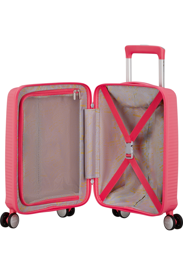 American Tourister Soundbox Mini Spinner 47cm  Sun Kissed Coral American Tourister Soundbox Mini Spinner 47cm  Sun Kissed Coral