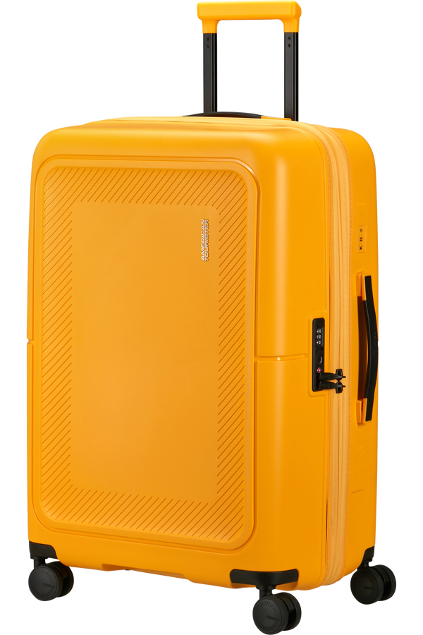 ふるさと納税 DashPop UK Tourister American | Yellow Check-in Medium 67cm バッグ