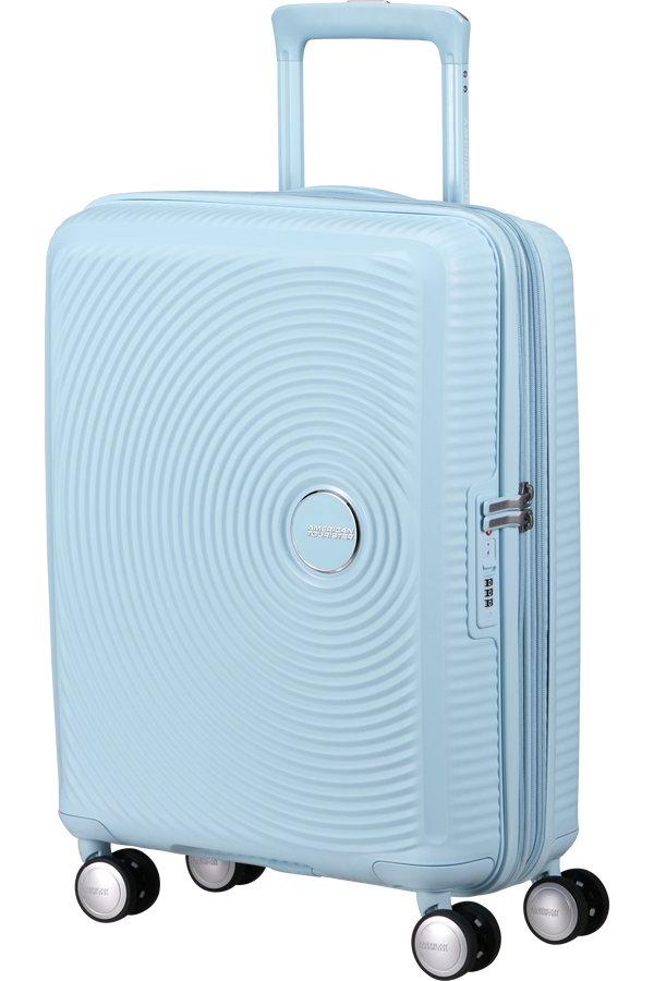 American Tourister SoundBox Spinner TSA Expandable 55cm  Pastel Blue
