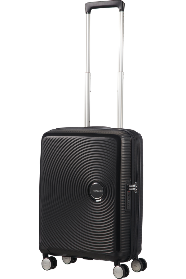 American tourister herolite super light spinner 55 expandable volcanic online black