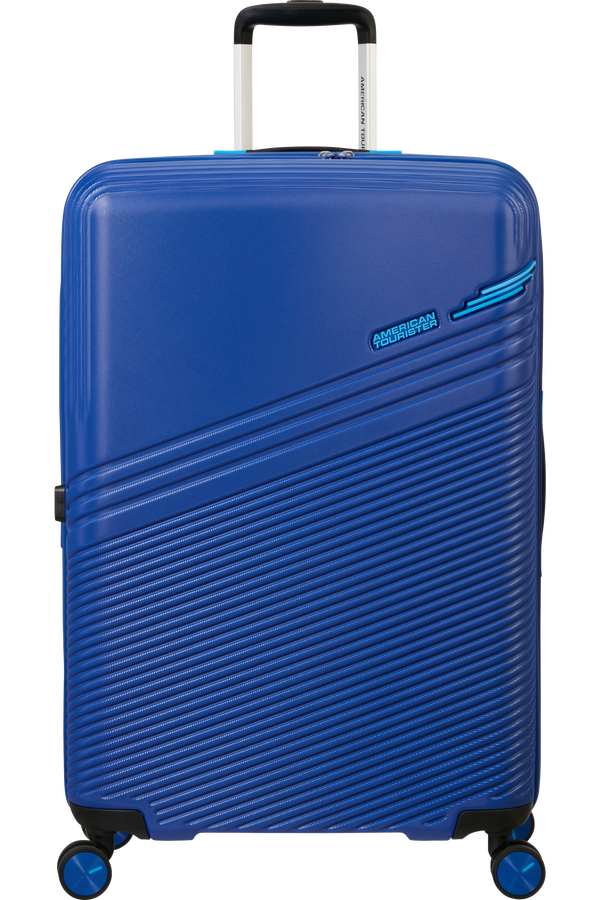 American Tourister Triple Trace Spinner TSA Expandable 76cm  Navy/Blue