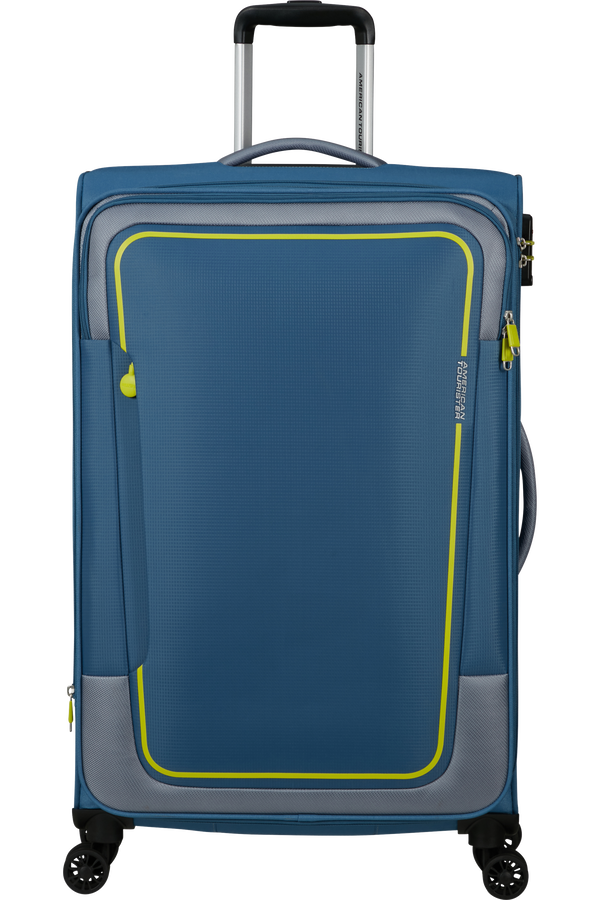 American Tourister Pulsonic Spinner Expandable 81 cm Coronet Blue