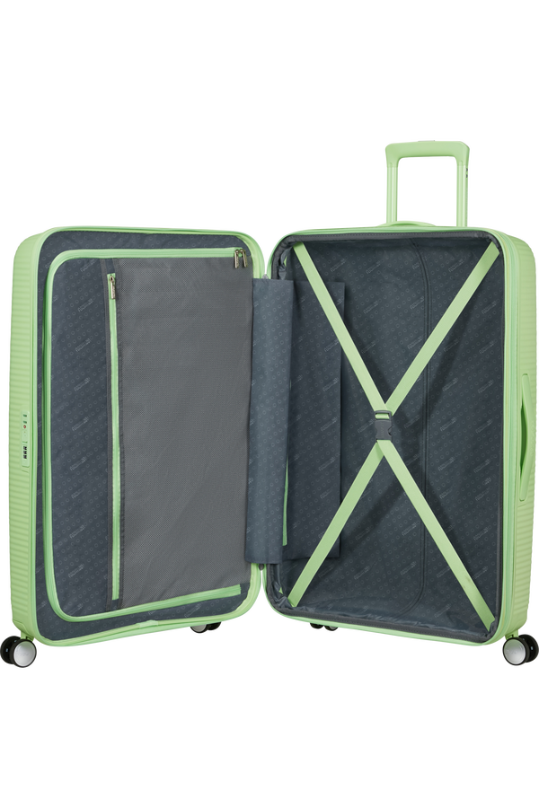 American Tourister SoundBox Spinner TSA Expandable 77cm  Kiwi Green