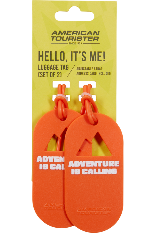 Fun Tags Luggage Tag &ndash; Set of 2 pcs | American Tourister American Tourist. Ta Luggage Tag X2 Fun  Adventure Is Calling