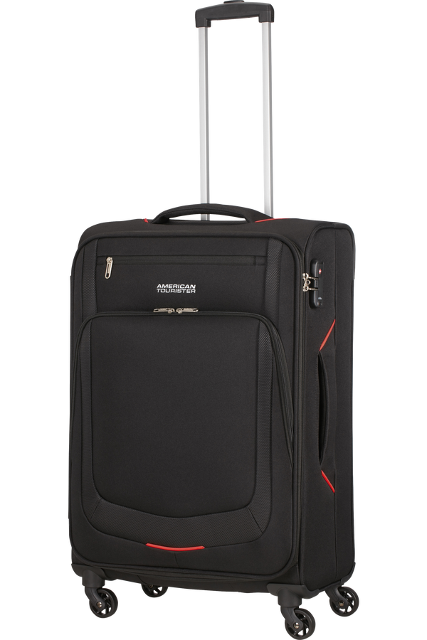 American Tourister Summer Session Spinner TSA M  Black/Red