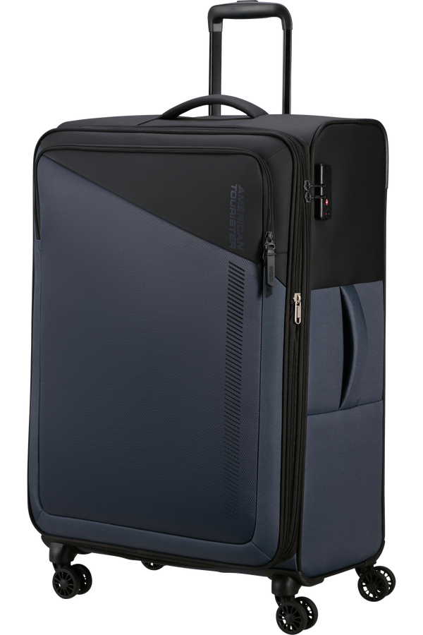 American Tourister Daring Dash Spinner Expandable TSA L  Black/Grey